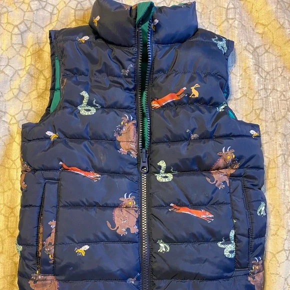 Gruffalo x Joules flip-it reversible vest - Picture 1 of 7